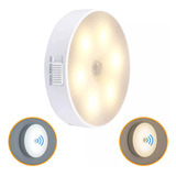 Luminária Lâmpada Led Sensor Presença recarregável Usb 1.6w