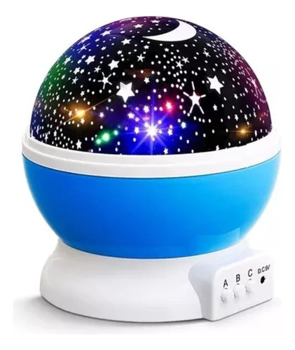 Velador Lampara Luz De Noche Proyector De Estrellas Infantil