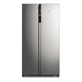 Geladeira Electrolux Side By Side Efficient Autosense (is4s) Cor Inox 110v