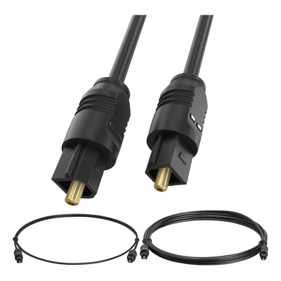Cable De Fibra Optica Para Audio Video Digital 1.5m Y 5m 2pz | MercadoLibre