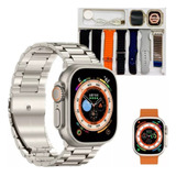 Smartwatch De 7x Pulseiras Basik Prime Ultra Tela Amoled 