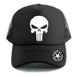 Gorras Trucker Punisher Logo Remeras Estampadas Canibal