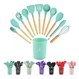 Set 12 Utensillos De Silicona Para Cocina Reposteria 