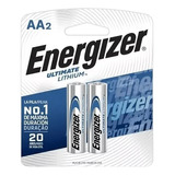 Pack 2 Pilas Batería Energizer Aa Maxima Duración 1.5v Litio