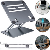 Suporte Laptop Stand Dj Notebook Macbook Dobrável Ajustável Cor Cinza