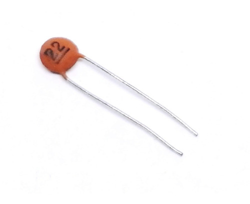 50 Pzas Capacitor Ceramico 22pf 50v 2.54mm