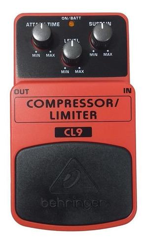 Pedal Behringer Cl9 P/ Guitarra C/ Compressor E Limiter