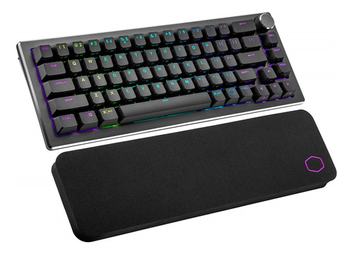 Teclado Mécánico Cooler Master Ck721 65 % Gaming, Rgb, Gris