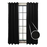 Cortina Nube 3.00x2.30m ** Con Argollas Color Negro