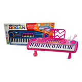 Piano Para Niños Organeta Teclado 49 Teclas + Micrófono 4901