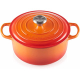 Cacerola Redonda Creuset Signature, Hierro Fundido, 8.4lts