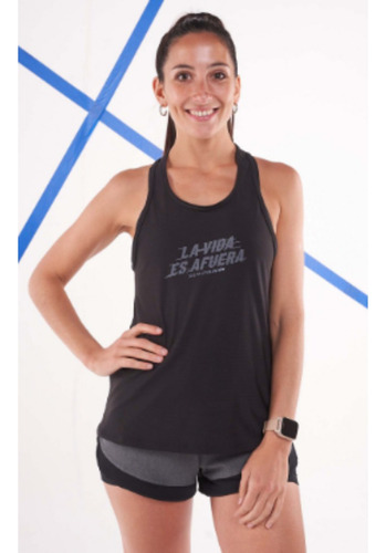 Musculosa Deportiva Mujer Salpa - Musalpa Negro Cuo S Int