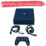 Ps4 Play Playstation 4 Pro 1 Tb 1 Controle + Cabos + Brinde