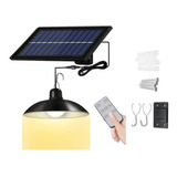 Lampara Solar Led Colgante 120w Plafon + Control