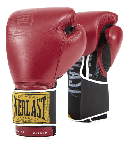 Everlast P00001707 1910 Guante De Entrenamiento Clasico Rojo