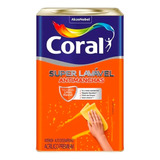 Tinta Acrílica Super Lavável Eggshell Branco 18l Coral 