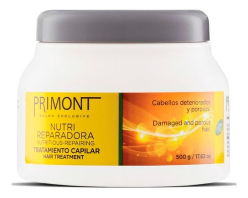 Tratamiento Capilar Nutri Reparadora Primont X 500ml