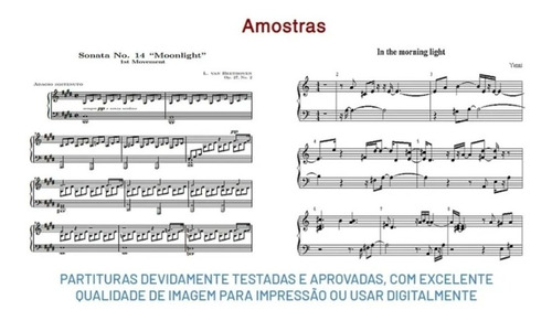 7500 Partituras Piano - Biblioteca Do Pianista - Piano