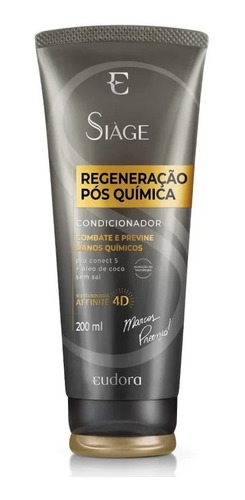 Eudora Siàge Regeneração Pós Química Condicionador 200ml