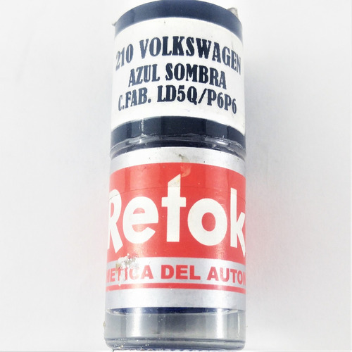 Pintura Retok Volkswagen Azul Sombra Cod. Fab. Ld5q/p6p6