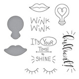 Spellbinders Wink Stamp And Die Set