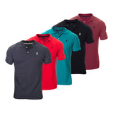 Kit 5 Camisa Polo Masculina Original Atacado C Nota Fiscal