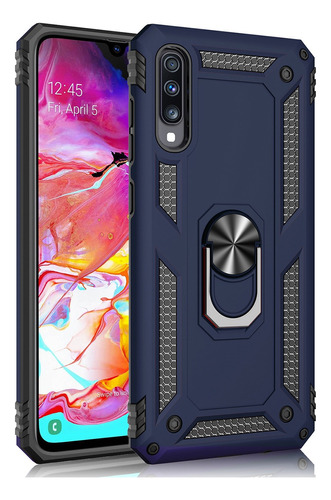 Funda Uso Rudo Con Anillo Magnetico Para Samsung A70 / A71