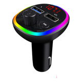 Transmisor Fm Bluetooth Auto Conexion Usb Rgb