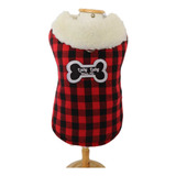 Roupa Para Pet-capa De Inverno Xadrez -tamanhos P M G Xg Xgg