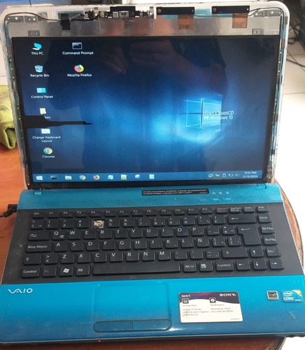 Laptop Sony Vaio Pcg-61311u, 4 Núcleos, 14 , Para Piezas