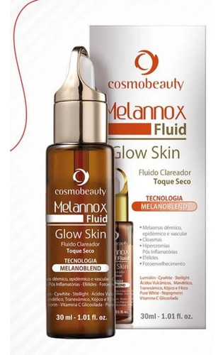 Melannox Fluid Glow Skin Fluido Clareador 30ml Cosmobeauty