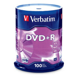 Verbatim Dvd+r Disco En Blanco Azo Dye 4,7 Gb 16x Disco
