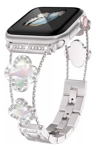 Para Apple Watch Ultra, Pulseira De Diamante Feminina
