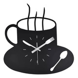 Reloj De Pared De Diseño Moderno, Taza De Café Para Cocina