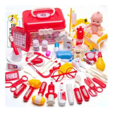 Estuche De Juguete Infantil Pink Medical Case Kit Para Niñas