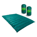 Kit 2 Colchonetes Acampamento Camping Casal 190x130cm