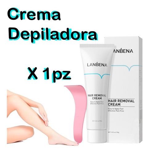 Lanbena Crema Depiladora En 7 Min Con Aloe Vera Y Vitamina E