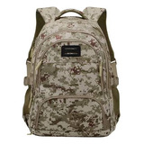 Mochila Porta Notebook Bagcherry Urbana 430313 430316 430284 Color Marrón Diseño Camuflada 25l