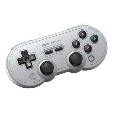 8bitdo Sn30 Pro Controlador Bluetooth, Actualización De Joystick De Efecto Hall, Compatible Con Switch, Pc, Macos, Android, Steam Deck Y Raspberry Pi (Classic Plata) | Meses sin interés