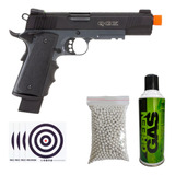 Pistola Airsoft 1911 R32 Dt Gbb Full Metal Blowback + Gás