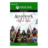 Assassin's Creed Triple Pack Xbox One Digital Codigo 