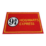 Tapete Capacho 60x40 Divertido Harry Potter Hogwarts Express