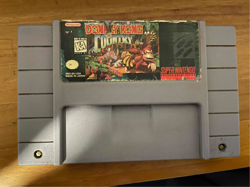 Juego Donkey Kong Country Original Super Nintendo Snes