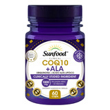 Suplemento Em Capsula Sunfood Coq 10 + Acido Alfa Lipóico Sabor Sem Sabor