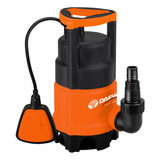 Bomba Sumergible Desagote Aguas Sucias Centrifuga 1hp 8 Mts Color Naranja Fase Eléctrica Monofásica