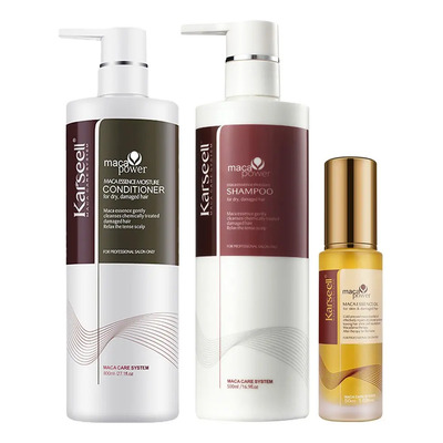 Karseell Aceite+ Shampoo+acondicionador Kit 3 En1 ,1050ml | Meses sin interés