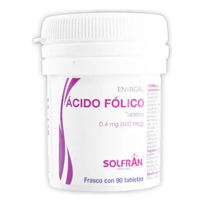 Envacal C\u002F90 Tabs. 0.4 Mg. Sabor Sin Sabor | MercadoLibre