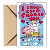 Tarjeta San Valentin Los Simpsons Trenecito Choo Choose You