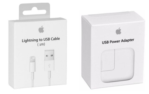 Cargador Original iPad 4 Apple De 12w + Cable Lightning 1m