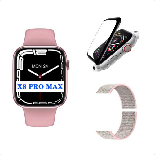 Relógio Smart Lançamento X8 Pro Max Original Controle De Voz